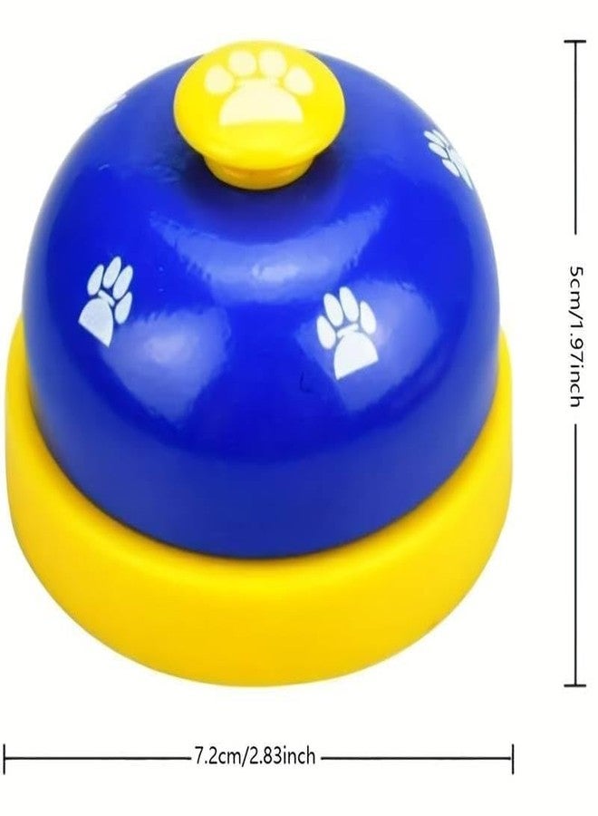 D&C PAWS Pet Training Bell, Heavy Duty Metal Bell Door Bells for Potty Training Go Outside, Clear Ringing Telltale Bell with Non-Slip Rubber Base (Multicolor) - Pack of 1 - Image 3